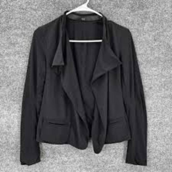 Marithe  Francois Girbaud Women's Blazer Size 7 Black Cravatatakiller - Picture 1 of 10